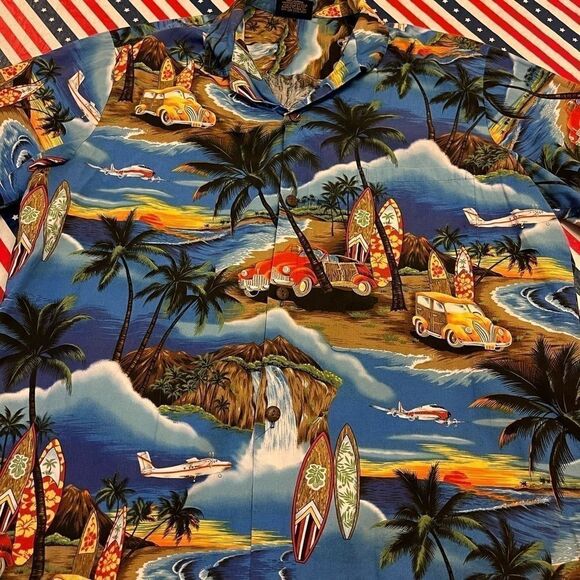Royal Creations Hawaiian Aloha Button Down Shirt - Picture 10 of 16